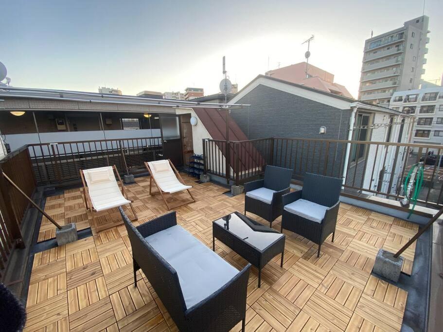 北千住ハウスー浅草ー秋葉原ー銀座ースカイツリー東京タワー他直通ー最大8人 Apartment